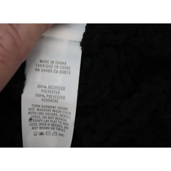 Aerie 065-0745-3088 Women's Sz XS True Black Cable Car Quarter Zip Sweater - Picture 6 of 13